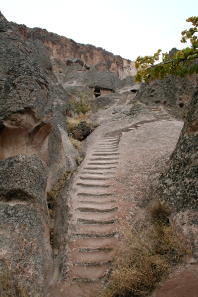 Steps up to the Buckle Church